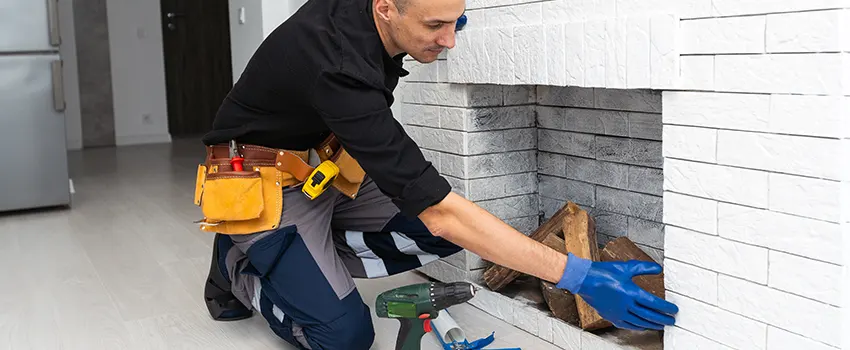 Fireplace Damaged Damper Frame Repair Services in Bel Air South, Maryland