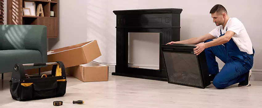 Old Rusted Metal Fireplace Repair And Replacement in Bel Air South, MD